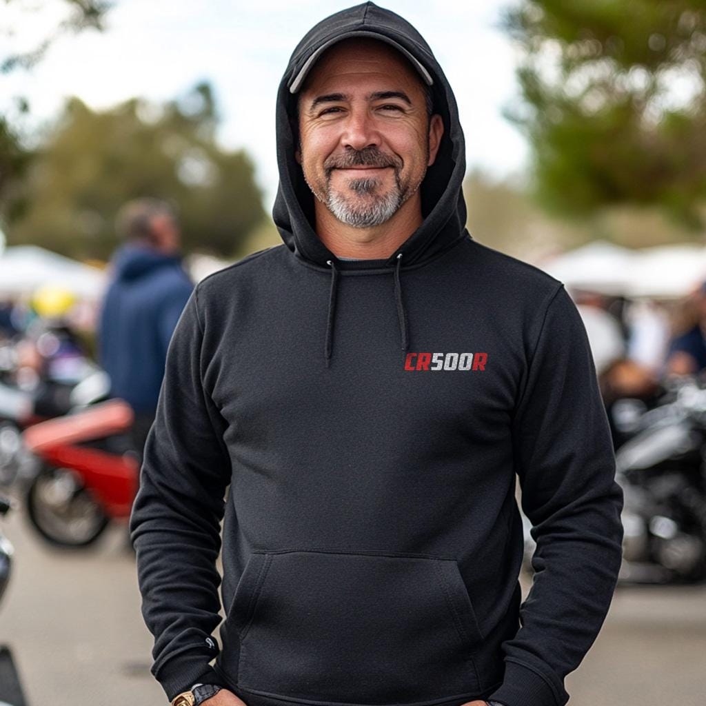 Honda CR500R Inspired Hoodie - Motorcycle Sweatshirt