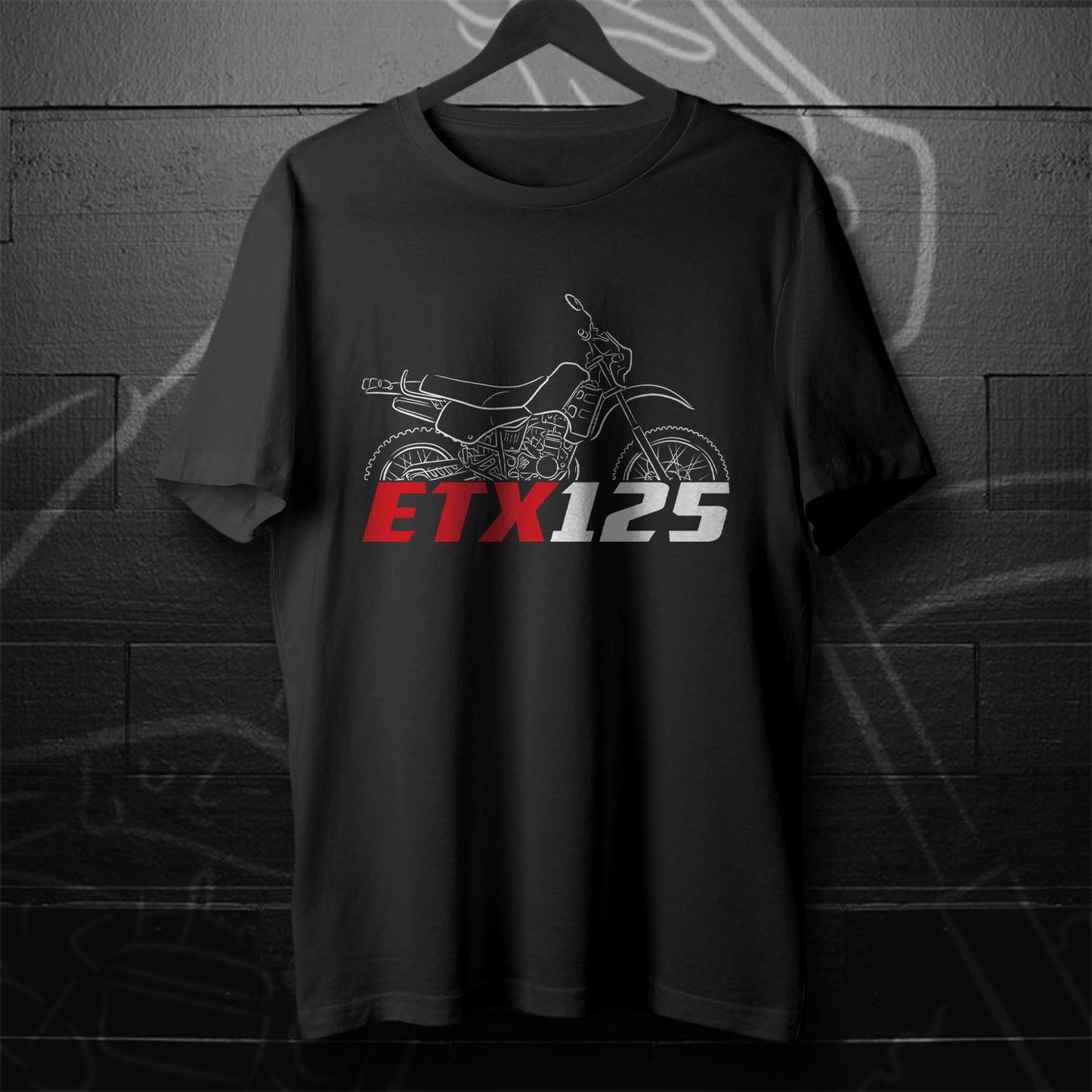 Aprilia ETX 125 Inspired T-Shirt - Motorcycle Tee Shirt for Riders