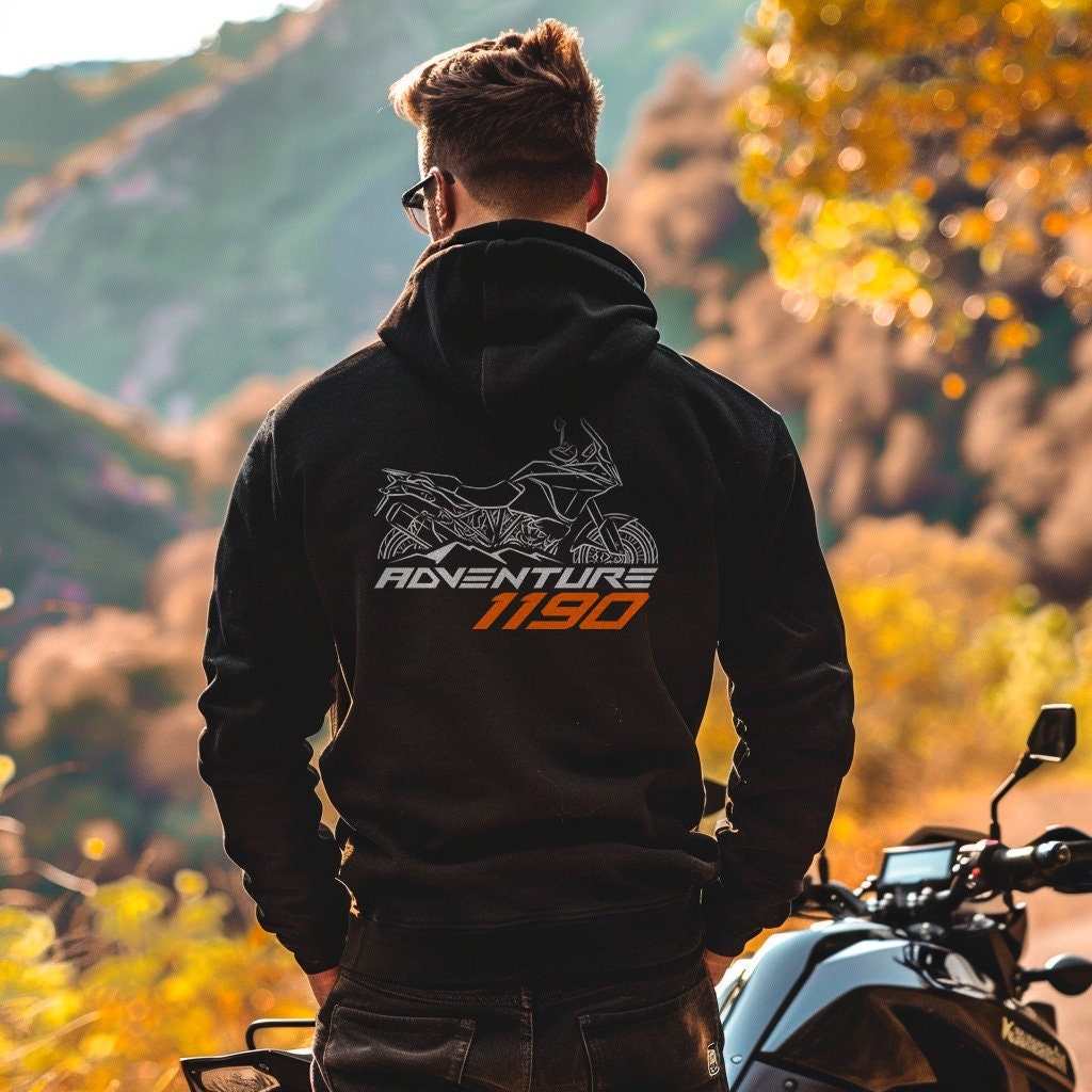 KTM 1190 Adventure Hoodie - Motorcycle Sweatshirt for ADV Riders