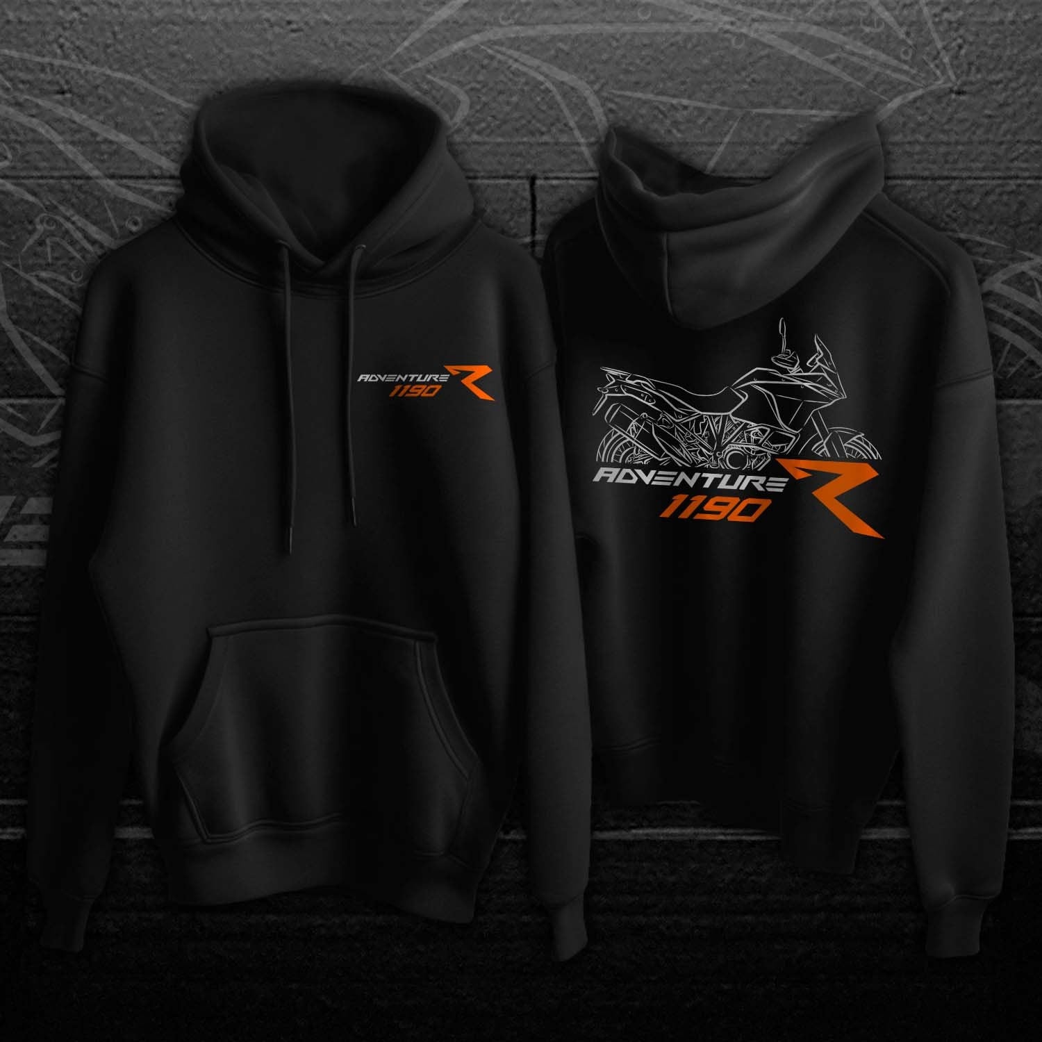 KTM 1190 Adventure Hoodie - Motorcycle Sweatshirt for ADV Riders