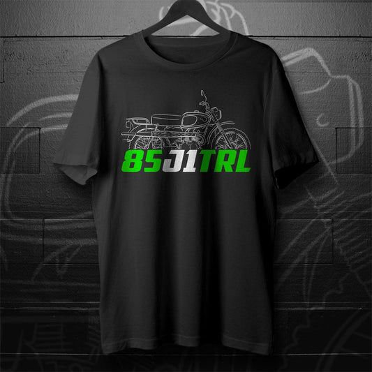 Kawasaki 85 J1TRL 1966 - 1967 Inspired T-Shirt - Motorcycle Tee Shirt for Riders