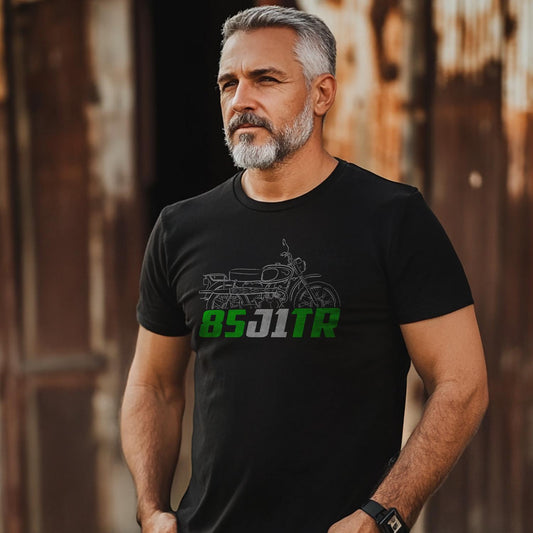Kawasaki 85 J1TR 1966 - 1967 Inspired T-Shirt - Motorcycle Tee Shirt for Riders