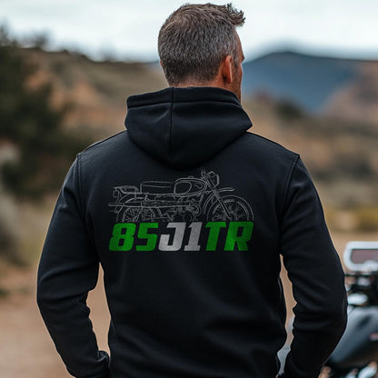 Kawasaki 85 J1TR 1966 - 1967 Inspired Hoodie - Motorcycle Sweatshirt for Riders