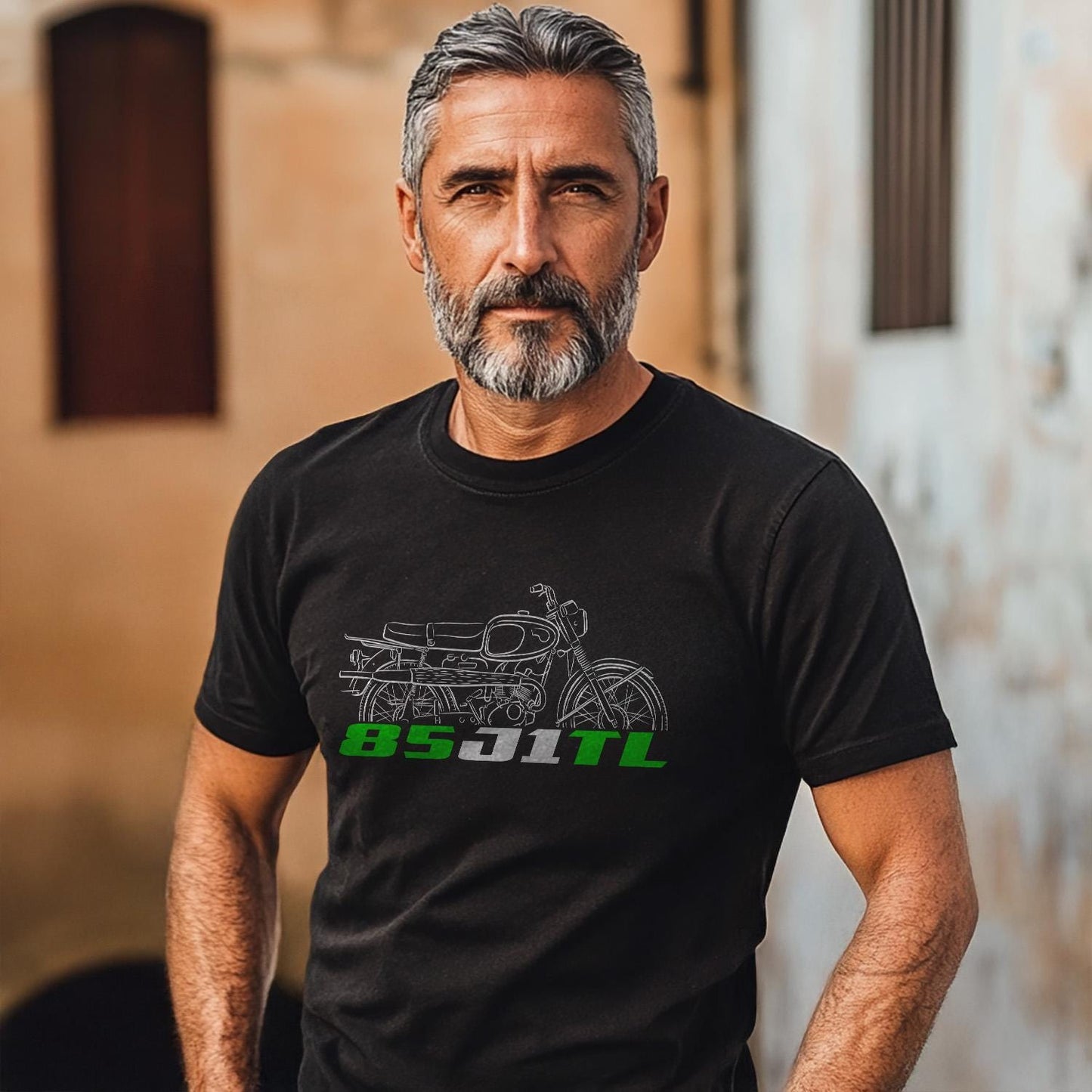 Kawasaki 85 J1TL 1965 - 1967 Inspired T-Shirt - Motorcycle Tee Shirt for Riders