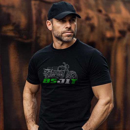 Kawasaki 85 J1T 1965 - 1967 Inspired T-Shirt - Motorcycle Tee Shirt for Riders