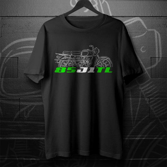 Kawasaki 85 J1TL 1965 - 1967 Inspired T-Shirt - Motorcycle Tee Shirt for Riders