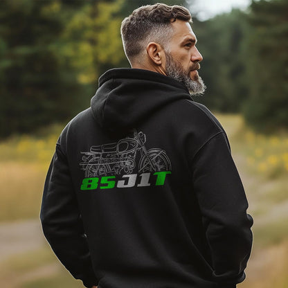 Kawasaki 85 J1T 1965 - 1967 Inspired Hoodie - Motorcycle Sweatshirt for Riders