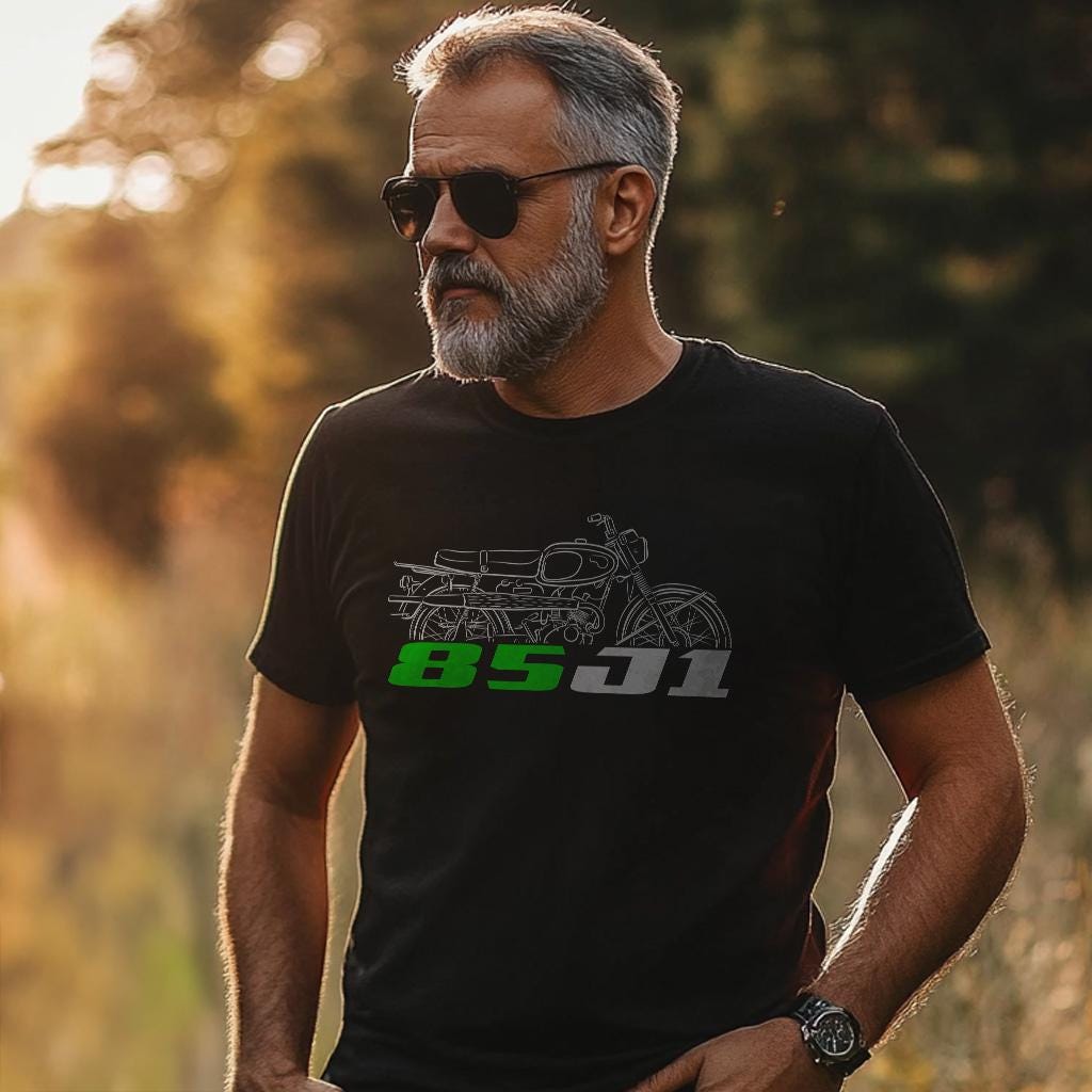 Kawasaki 85 J1 1965 - 1967 Inspired T-Shirt - Motorcycle Tee Shirt for Riders