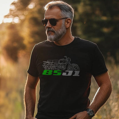 Kawasaki 85 J1 1965 - 1967 Inspired T-Shirt - Motorcycle Tee Shirt for Riders