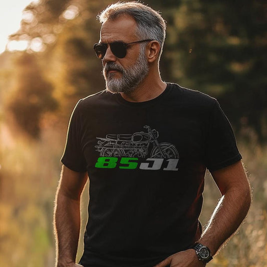 Kawasaki 85 J1 1965 - 1967 Inspired T-Shirt - Motorcycle Tee Shirt for Riders