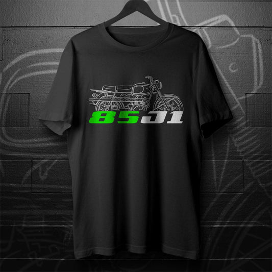Kawasaki 85 J1 1965 - 1967 Inspired T-Shirt - Motorcycle Tee Shirt for Riders