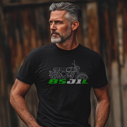 Kawasaki 85 J1L 1965 - 1968 Inspired T-Shirt - Motorcycle Tee Shirt for Riders