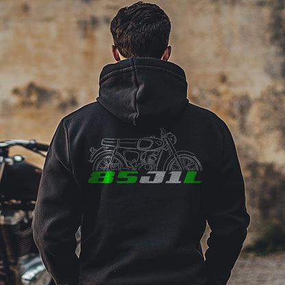 Kawasaki 85 J1L 1965 - 1968 Inspired Hoodie - Motorcycle Sweatshirt for Riders