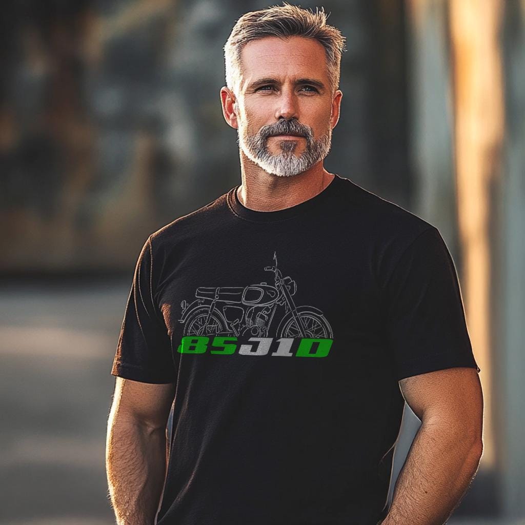 Kawasaki 85 J1D 1965 - 1968 Inspired T-Shirt - Motorcycle Tee Shirt for Riders