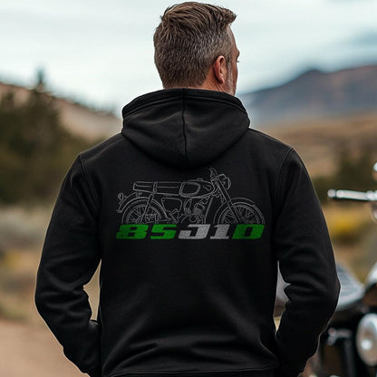 Kawasaki 85 J1D 1965 - 1968 Inspired Hoodie - Motorcycle Sweatshirt for Riders