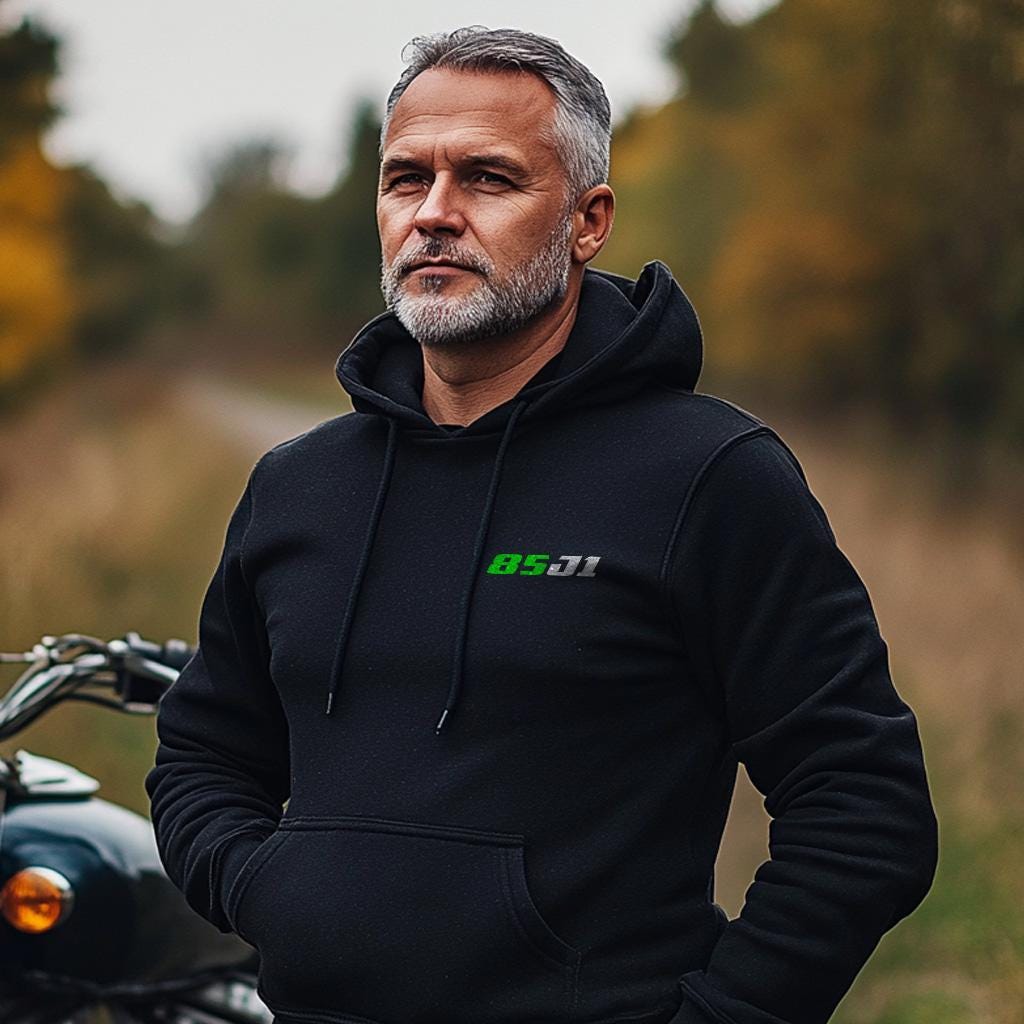 Kawasaki 85 J1 1965 - 1968 Inspired Hoodie - Motorcycle Sweatshirt for Riders