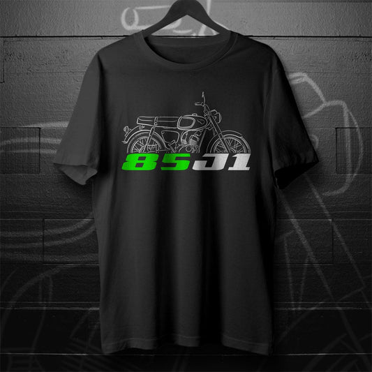 Kawasaki 85 J1 1965 - 1968 Inspired T-Shirt - Motorcycle Tee Shirt for Riders