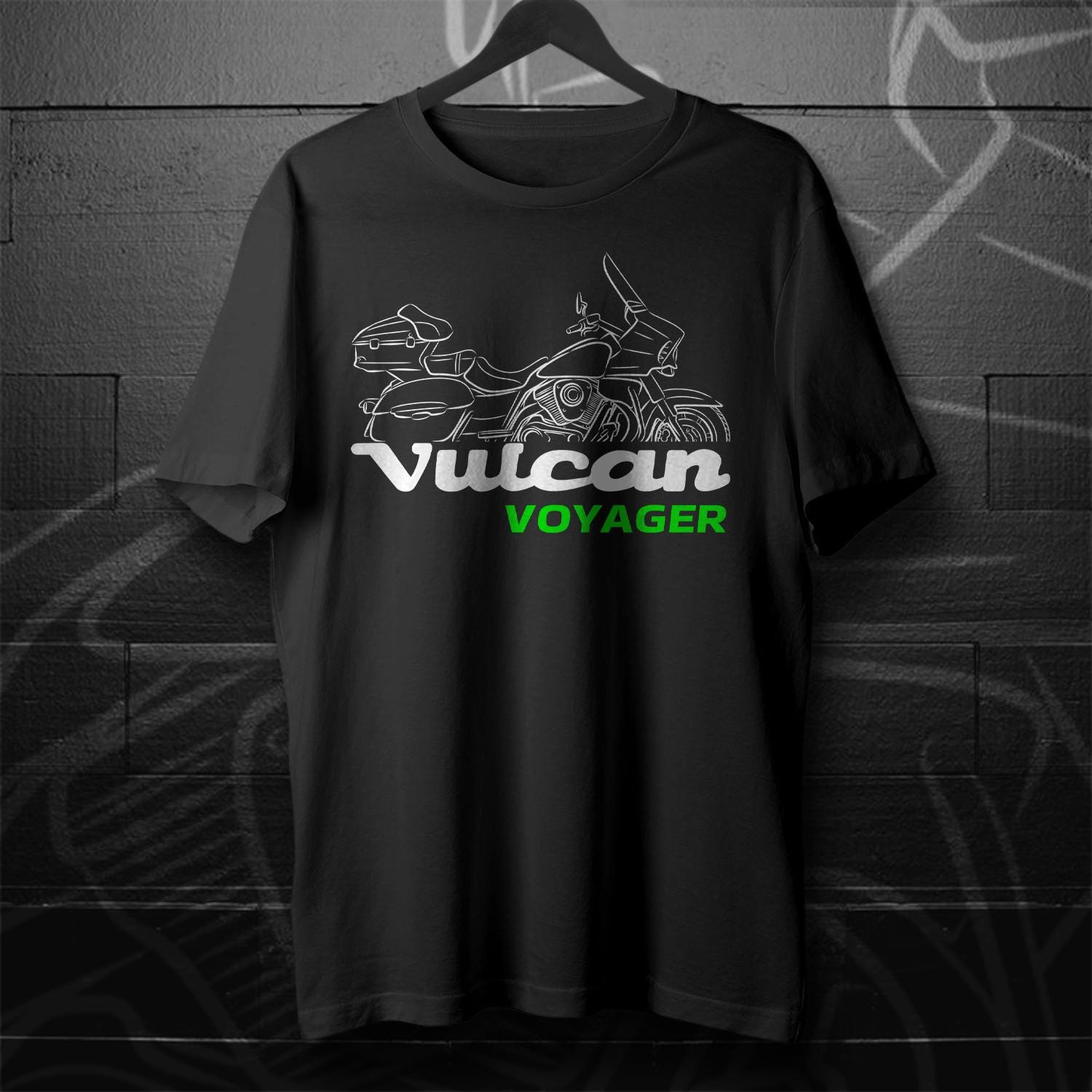 Kawasaki Vulcan 1700 Voyager VN1700 2009-24 T-Shirt - Motorcycle Tee Shirt for Riders