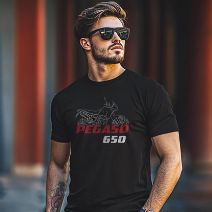 Aprilia Pegaso 650 Inspired T-Shirt - Motorcycle Tee Shirt for Riders