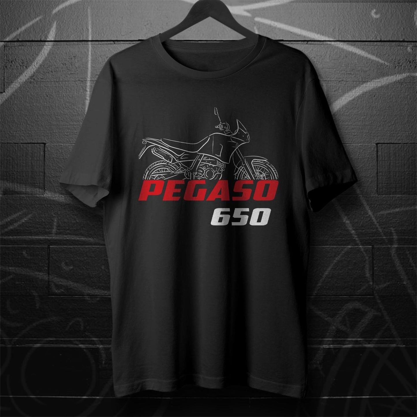 Aprilia Pegaso 650 Inspired T-Shirt - Motorcycle Tee Shirt for Riders