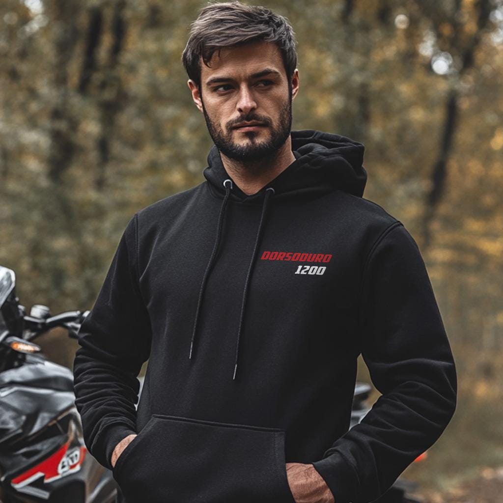 Aprilia Dorsoduro 1200 Inspired Hoodie - Motorcycle Sweatshirt for Riders