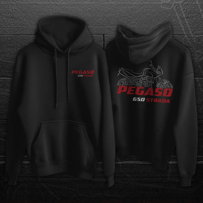 Aprilia Pegaso 650 Inspired Hoodie - Motorcycle Sweatshirt for Riders