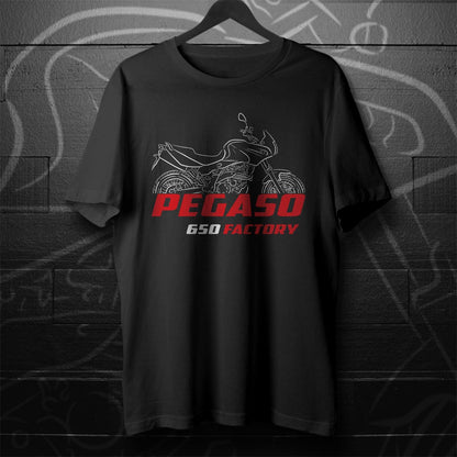 Aprilia Pegaso 650 Inspired T-Shirt - Motorcycle Tee Shirt for Riders