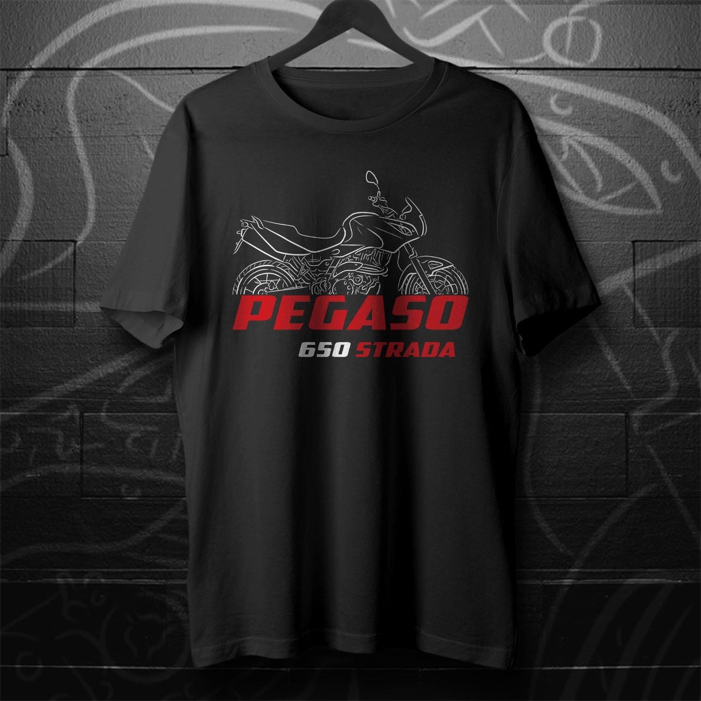 Aprilia Pegaso 650 Inspired T-Shirt - Motorcycle Tee Shirt for Riders