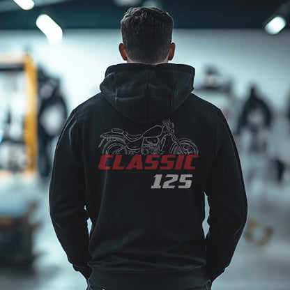 Aprilia Classic 125 Inspired Hoodie - Motorcycle Sweatshirt for Riders