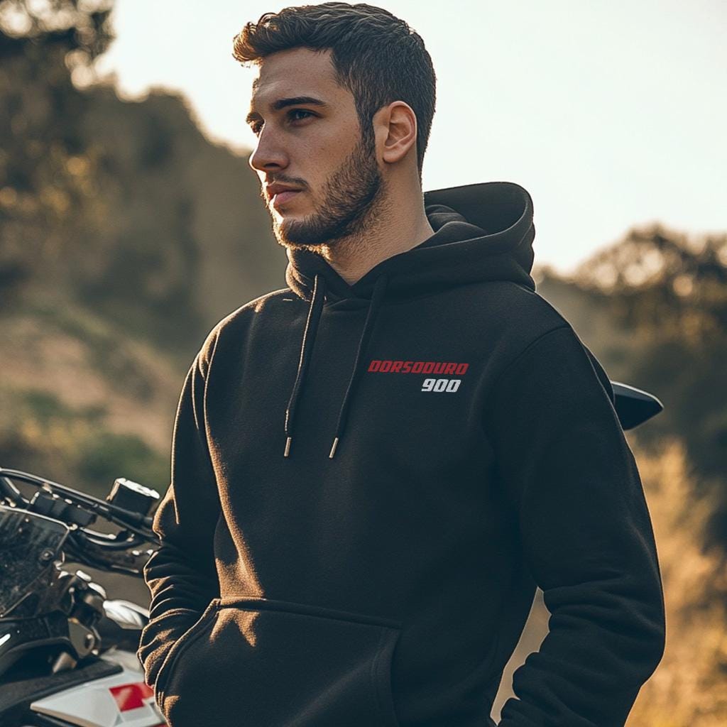 Aprilia Dorsoduro 900 Inspired Hoodie - Motorcycle Sweatshirt for Riders