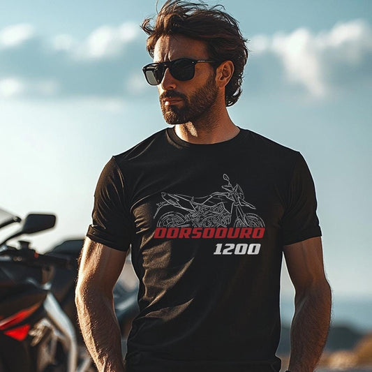 Aprilia Dorsoduro 1200 Inspired T-Shirt - Motorcycle Tee Shirt for Riders