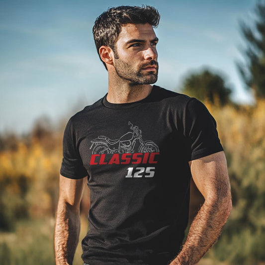 Aprilia Classic 125 Inspired T-Shirt - Motorcycle Tee Shirt for Riders