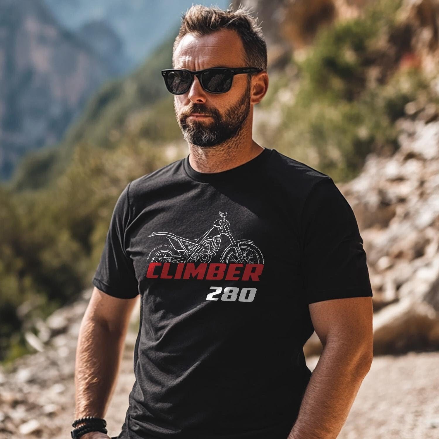 Aprilia Climber 280 Inspired T-Shirt - Motorcycle Tee Shirt for Riders