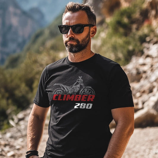 Aprilia Climber 280 Inspired T-Shirt - Motorcycle Tee Shirt for Riders