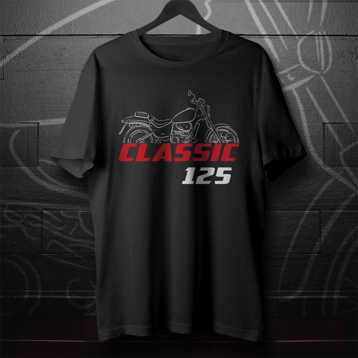 Aprilia Classic 125 Inspired T-Shirt - Motorcycle Tee Shirt for Riders