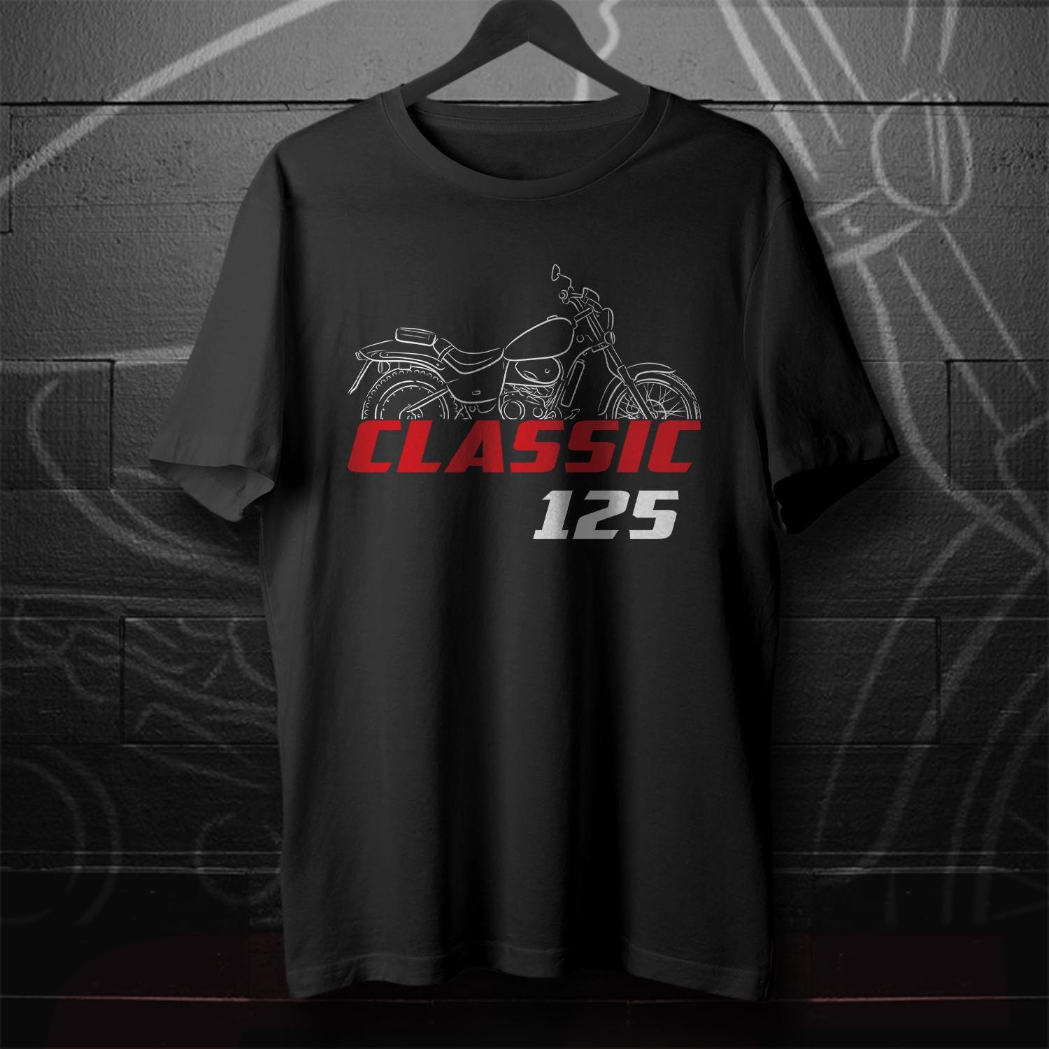 Aprilia Classic 125 Inspired T-Shirt - Motorcycle Tee Shirt for Riders