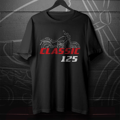 Aprilia Classic 125 Inspired T-Shirt - Motorcycle Tee Shirt for Riders