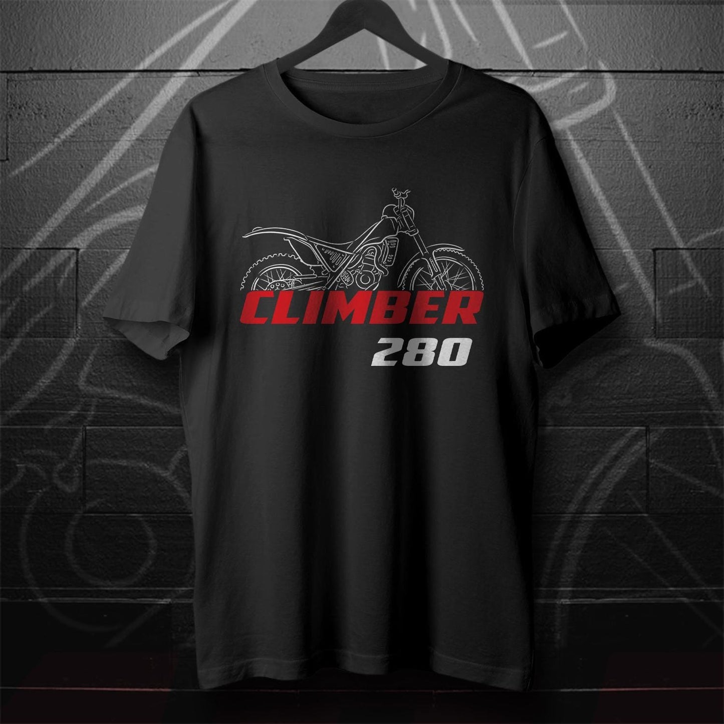 Aprilia Climber 280 Inspired T-Shirt - Motorcycle Tee Shirt for Riders