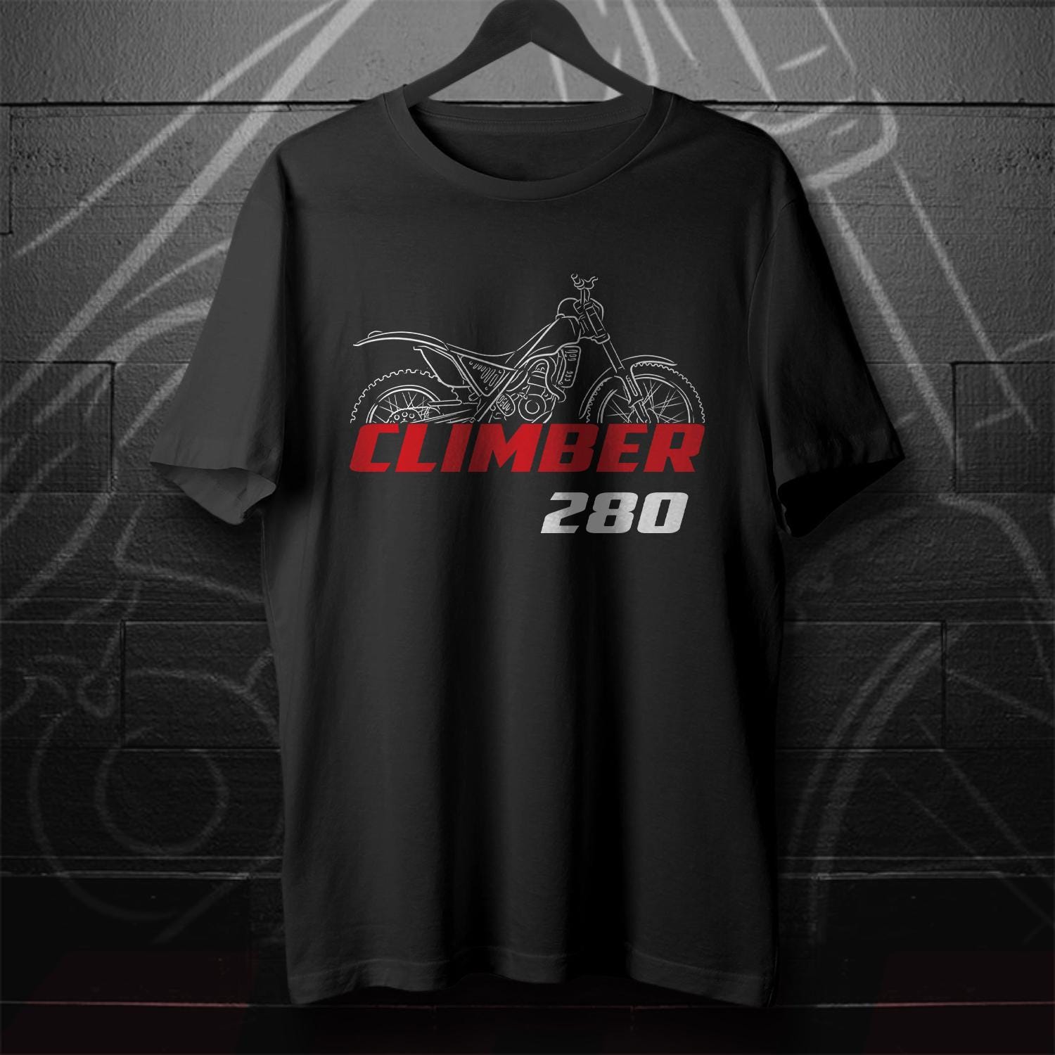 Aprilia Climber 280 Inspired T-Shirt - Motorcycle Tee Shirt for Riders