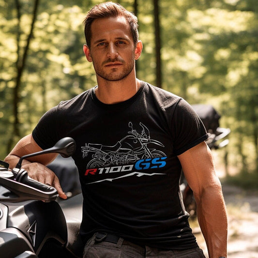 BMW R1100 T-Shirt - Motorcycle Tee Shirt for Motorrad Riders
