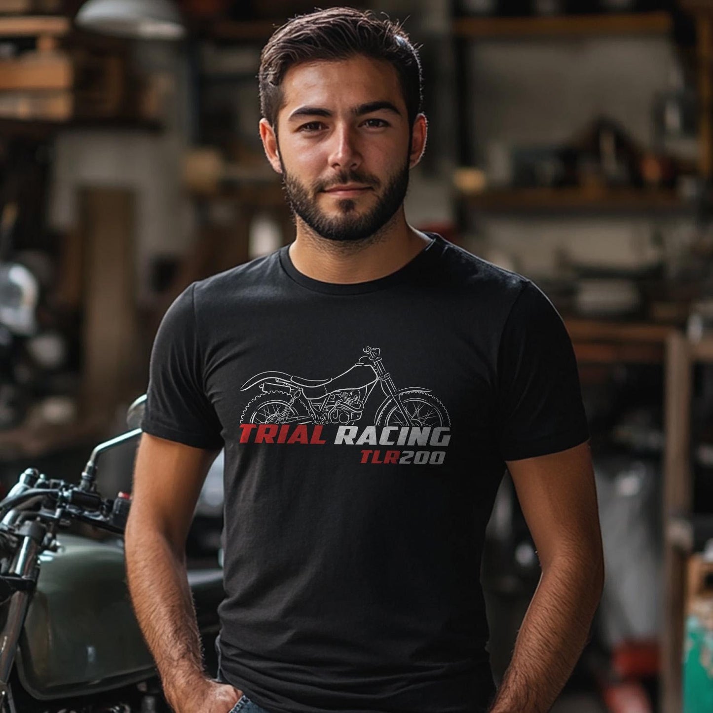 Honda TLR 200 Inspired T-Shirt - Motorcycle Tee Shirt for Riders