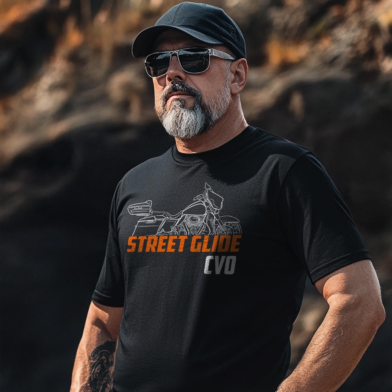Harley-Davidson CVO Street Glide FLHXSE Inspired T-Shirt - Biker Motorcycle Tee Shirt
