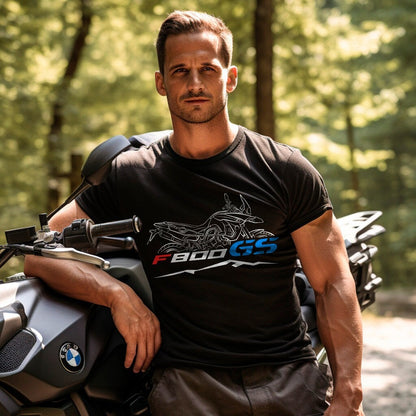 BMW F800GS T-Shirt - Motorcycle Tee Shirt for ADV Rider