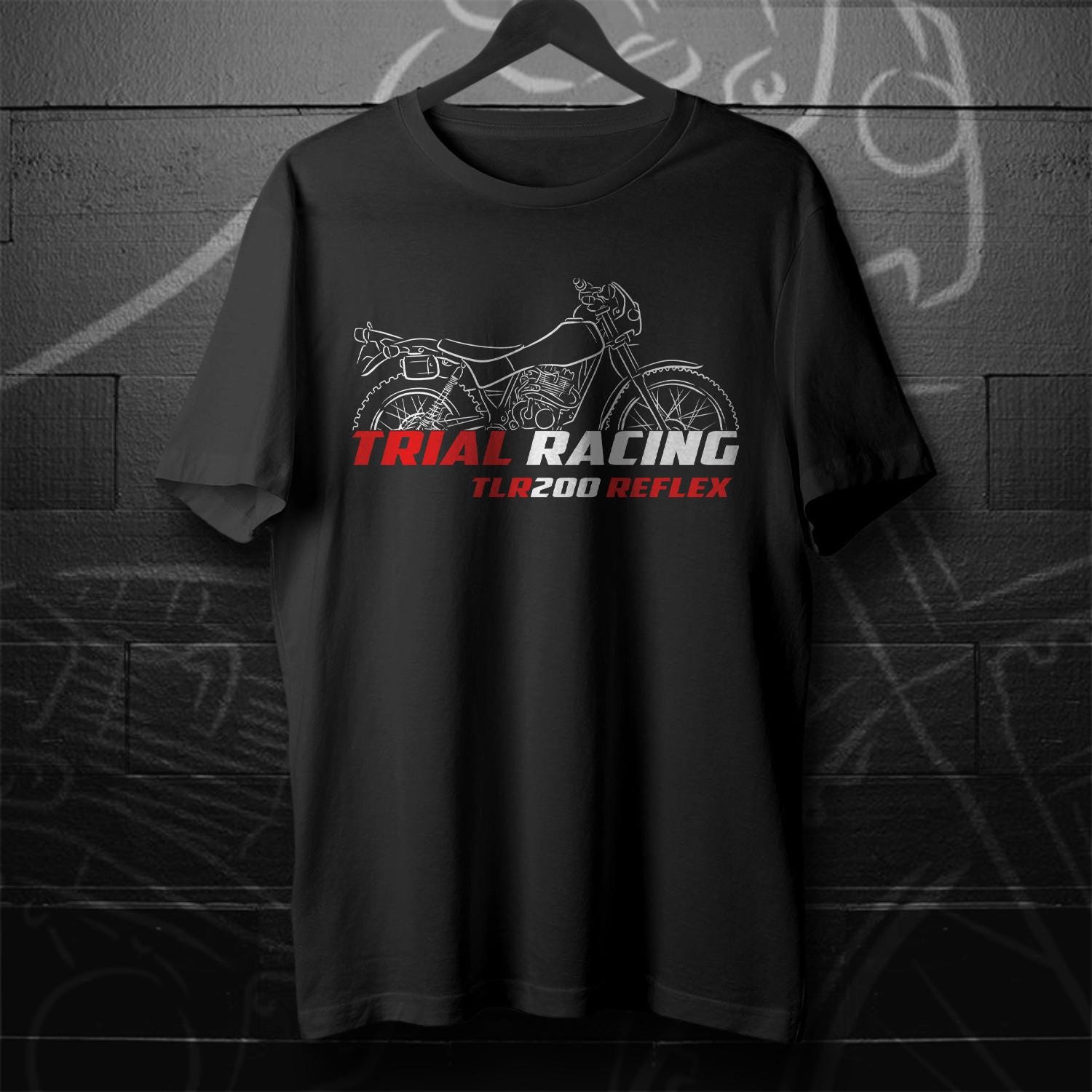 Honda TLR 200 Inspired T-Shirt - Motorcycle Tee Shirt for Riders