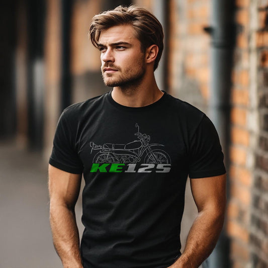 Kawasaki KE125 Inspired T-Shirt - Motorcycle Tee Shirt for Riders