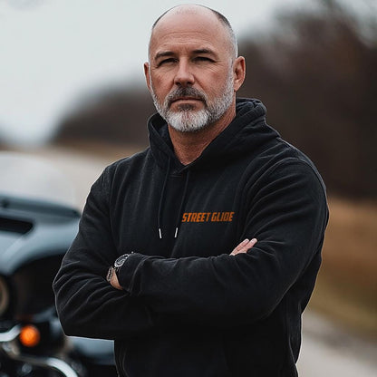 Harley-Davidson Street Glide FLHX Inspired Hoodie - Biker Motorcycle Sweatshirt