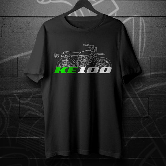 Kawasaki KE100 Inspired T-Shirt - Motorcycle Tee Shirt for Riders