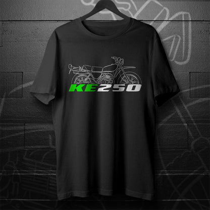 Kawasaki KE250 Inspired T-Shirt - Motorcycle Tee Shirt for Riders