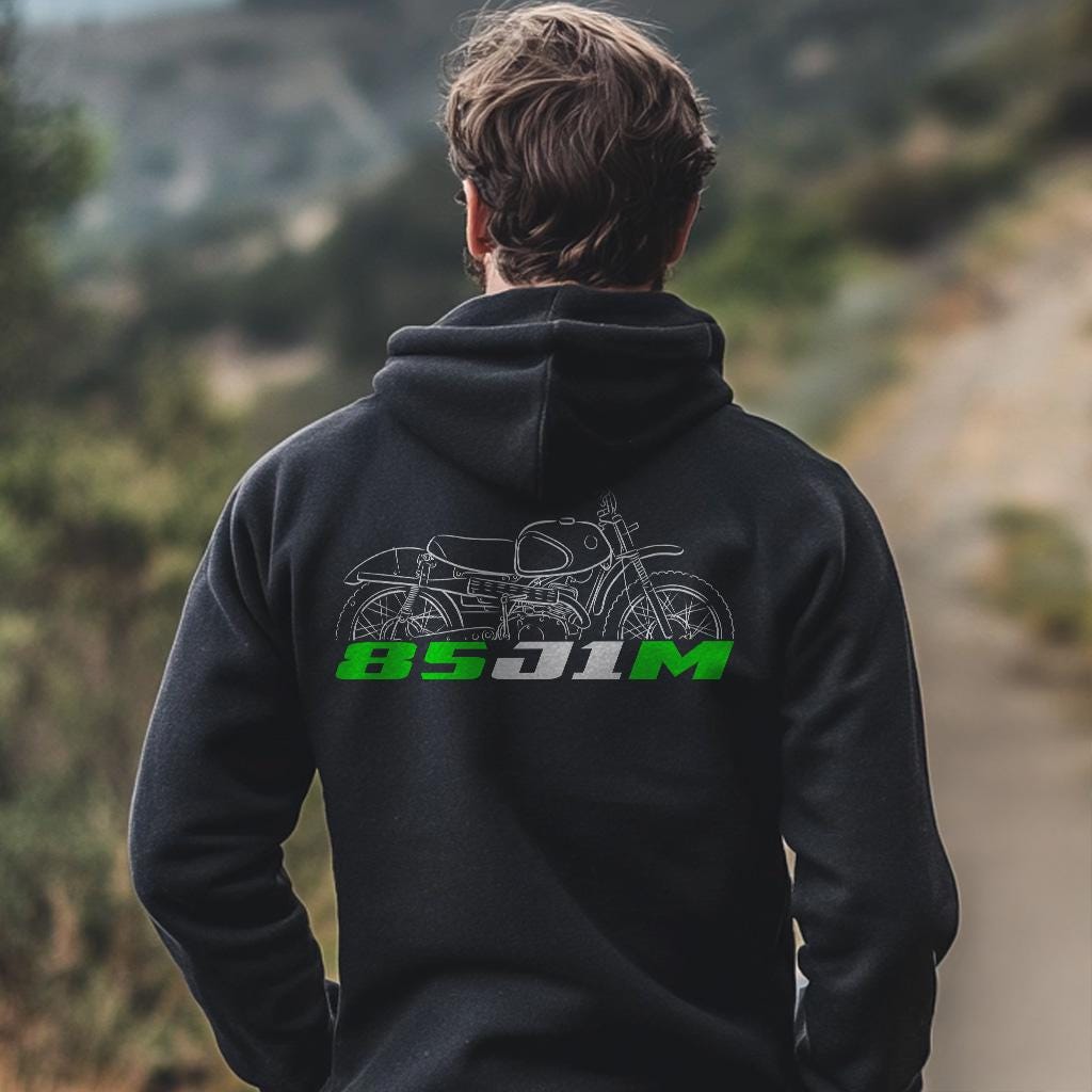 Kawasaki 85 J1M 1966 Inspired Hoodie - Motorcycle Sweatshirt for Riders