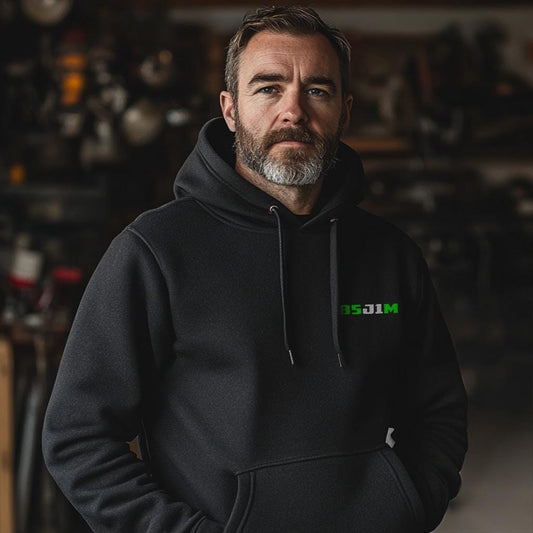 Kawasaki 85 J1M 1966 Inspired Hoodie - Motorcycle Sweatshirt for Riders